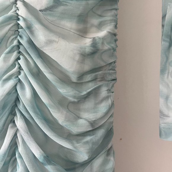 Dynamite Ruched Slinky mesh mini dress - Picture 5 of 5